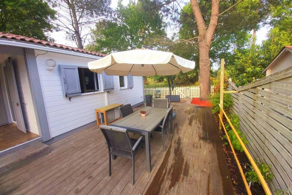 فيلا Chalet T3/Clim/Wifi/Pkg/Terrasse/15 Min Plages لا تاسْتْ دو بوك المظهر الخارجي الصورة